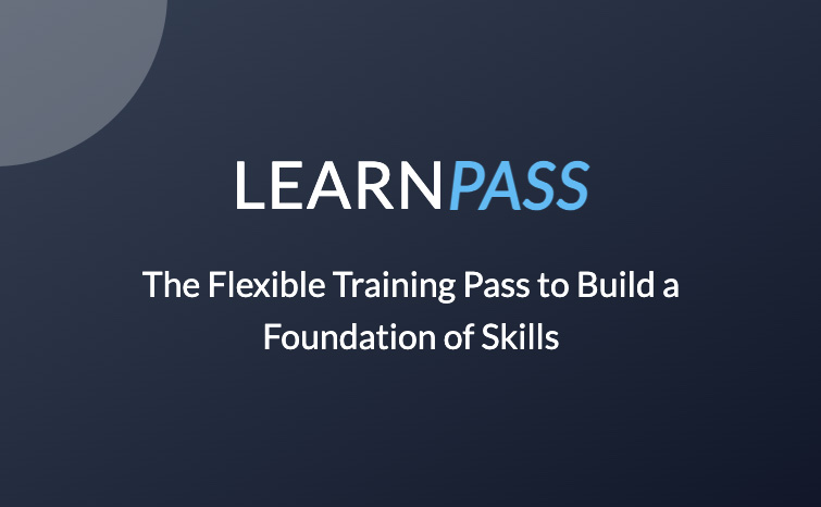 Image of LearnPass card, the flexible, prepaid training solution by LearnQuest.