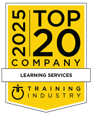 Top 20 Learning Services Company Badge