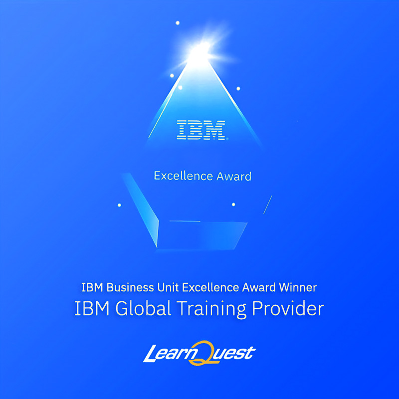 ibm business unit excellence award winner LearnQuest: IBM Business Unit Excellence Award Winner